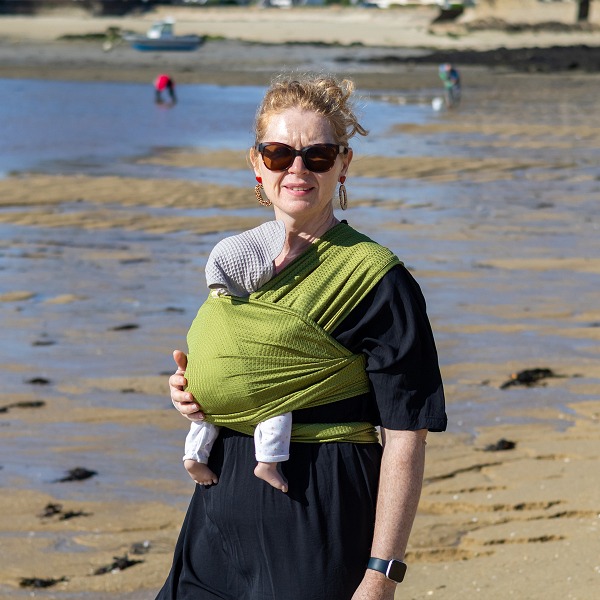 Naturioù R'Wrap Vert Olive – écharpe respirante