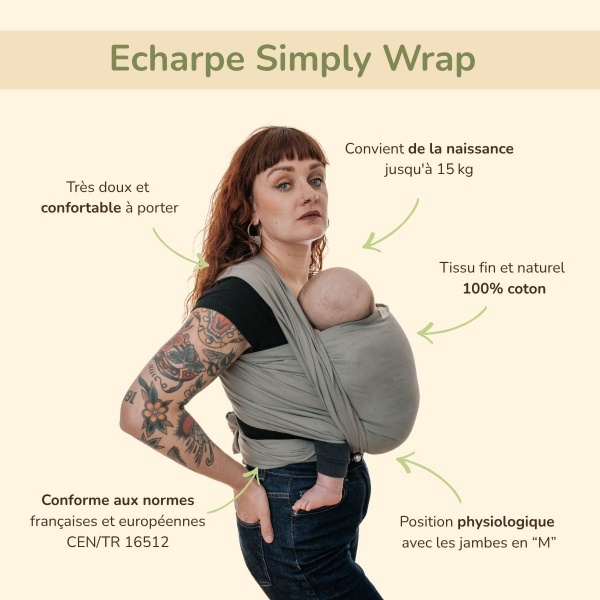 Simply Wrap Écharpe de portage tissée