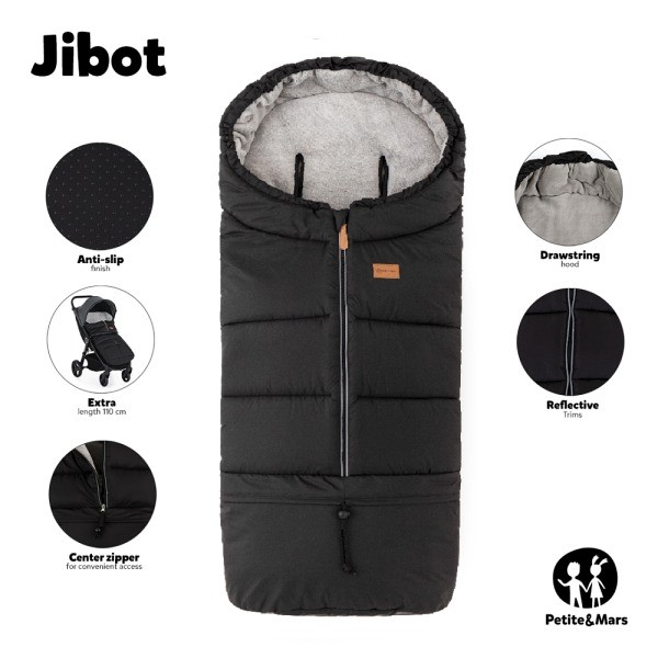 Petite&Mars Jibot - Chancelière universelle pour poussette 3 en1