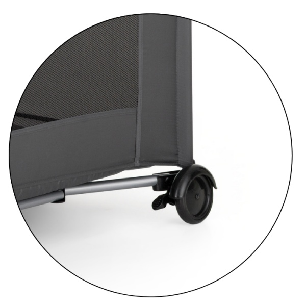 Petite&Mars - Nyja - Lit parapluie avec Roulettes pratiques