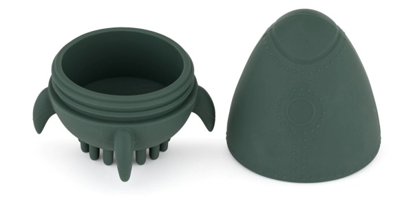 Petite&Mars - Splashy Rocket - Jouet de bain fusée en silicone, facile à nettoyer