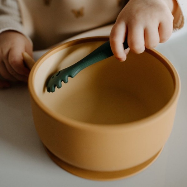 Petite&Mars - Take&Match - Lot de 3 cuillères d'entraînement en silicone 6m+