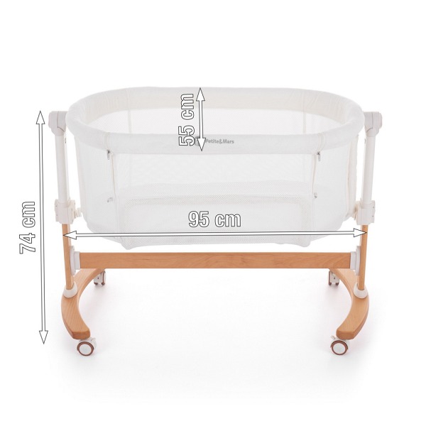 Dimensions Petite&Mars Glory – Lit d’appoint