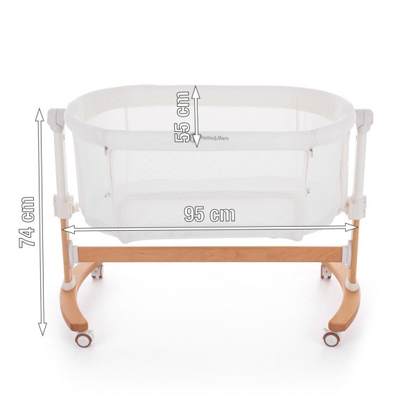 Dimensions Petite&Mars Glory – Lit d’appoint