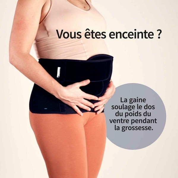 Ajouter à la wishlist Fabriqué en France Physiomat Physiomat - Hobby - Gaine de soutien enceinte