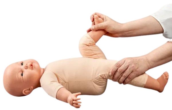 Bébé 3-4 mois 60cm 1,5kg - Poupon de Massage Peu Lesté