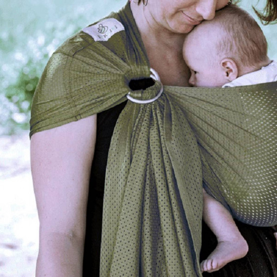 Ring sling d'été Sukkiri Kaki Olive