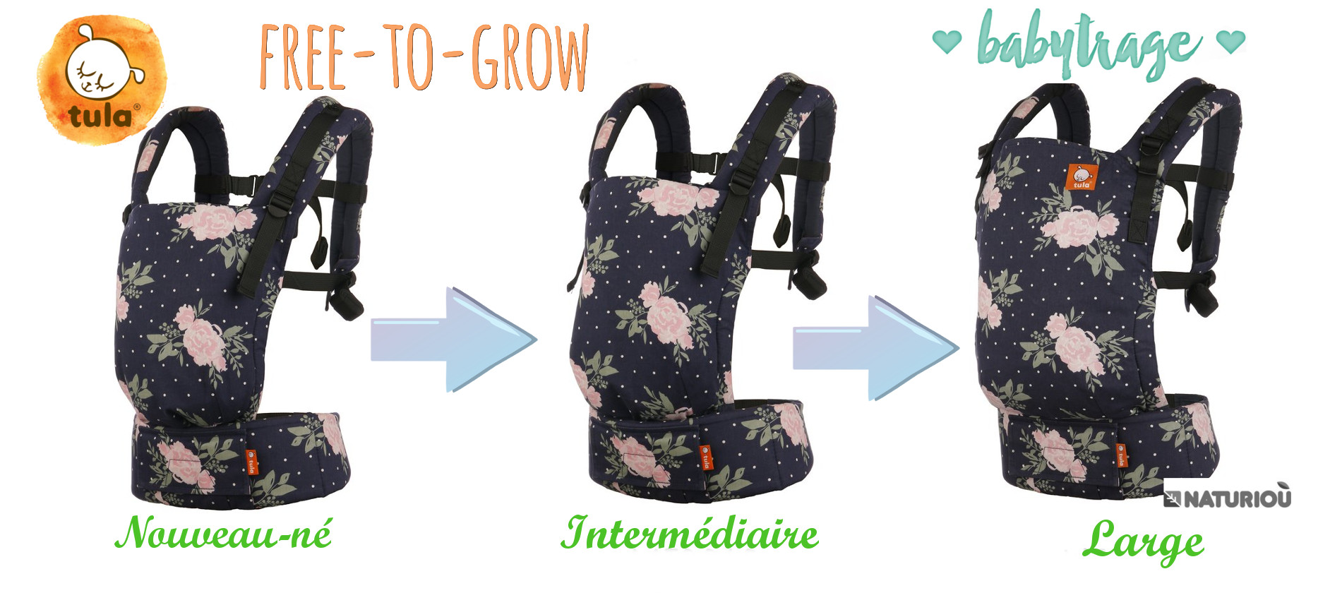 porte bebe free to grow