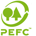 Le logo PEFC valorise la démarche durable des industriels du bois