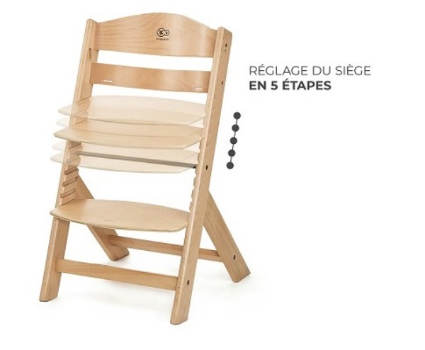 KinderKraft ENOCK - chaise haute avec hauteur réglable