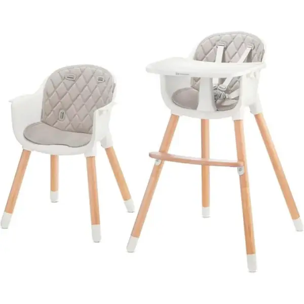 Kinderkraft SIENNA Chaise Haute Bébé et Chaise Enfant 2 en 1