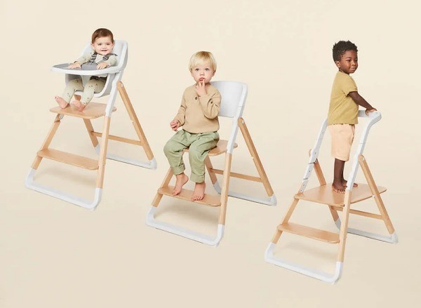 Ergobaby chaise haute pack Evolve 3 en 1 en Bois Naturel