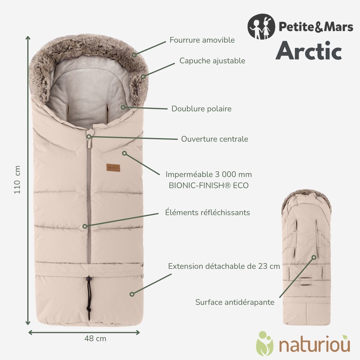 Petite&Mars Arctic : pour les hivers rigoureux​