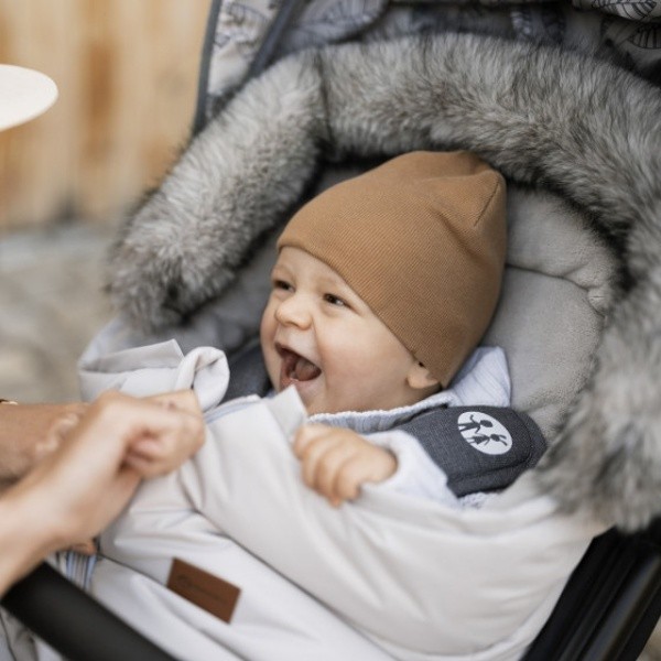 Petite&Mars Arctic - Chancelière universelle pour poussette 4 en1 Champagne Shower