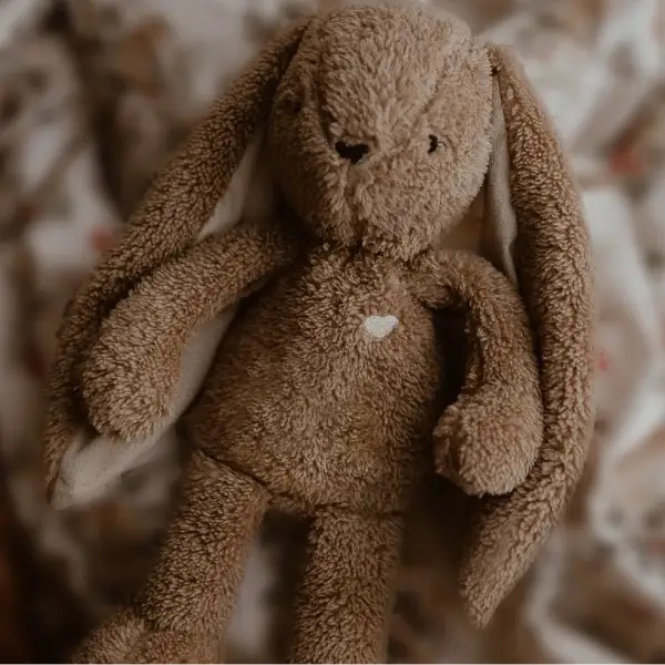 MyHummy Lapin Marron - Peluche à Bruits Blancs  Aide au Sommeil Bébé
