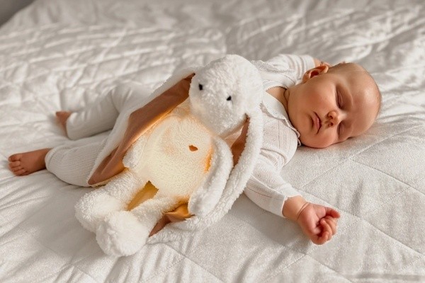 MyHummy Lapin - Peluche à Bruits Blancs | Aide au Sommeil Bébé