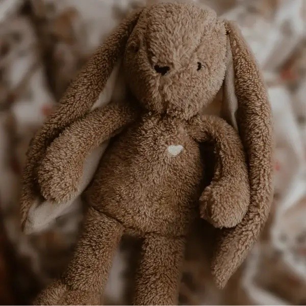 MyHummy Lapin Marron - Peluche à Bruits Blancs  Aide au Sommeil Bébé